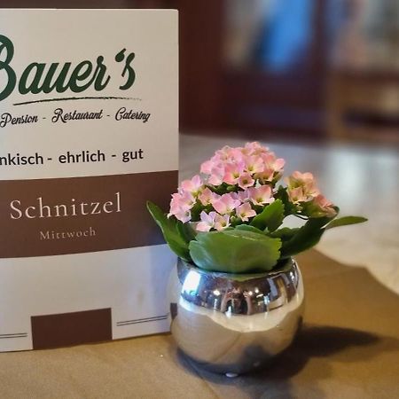 Bauer'S Pension-Restaurant-Catering Grosshabersdorf Eksteriør bilde
